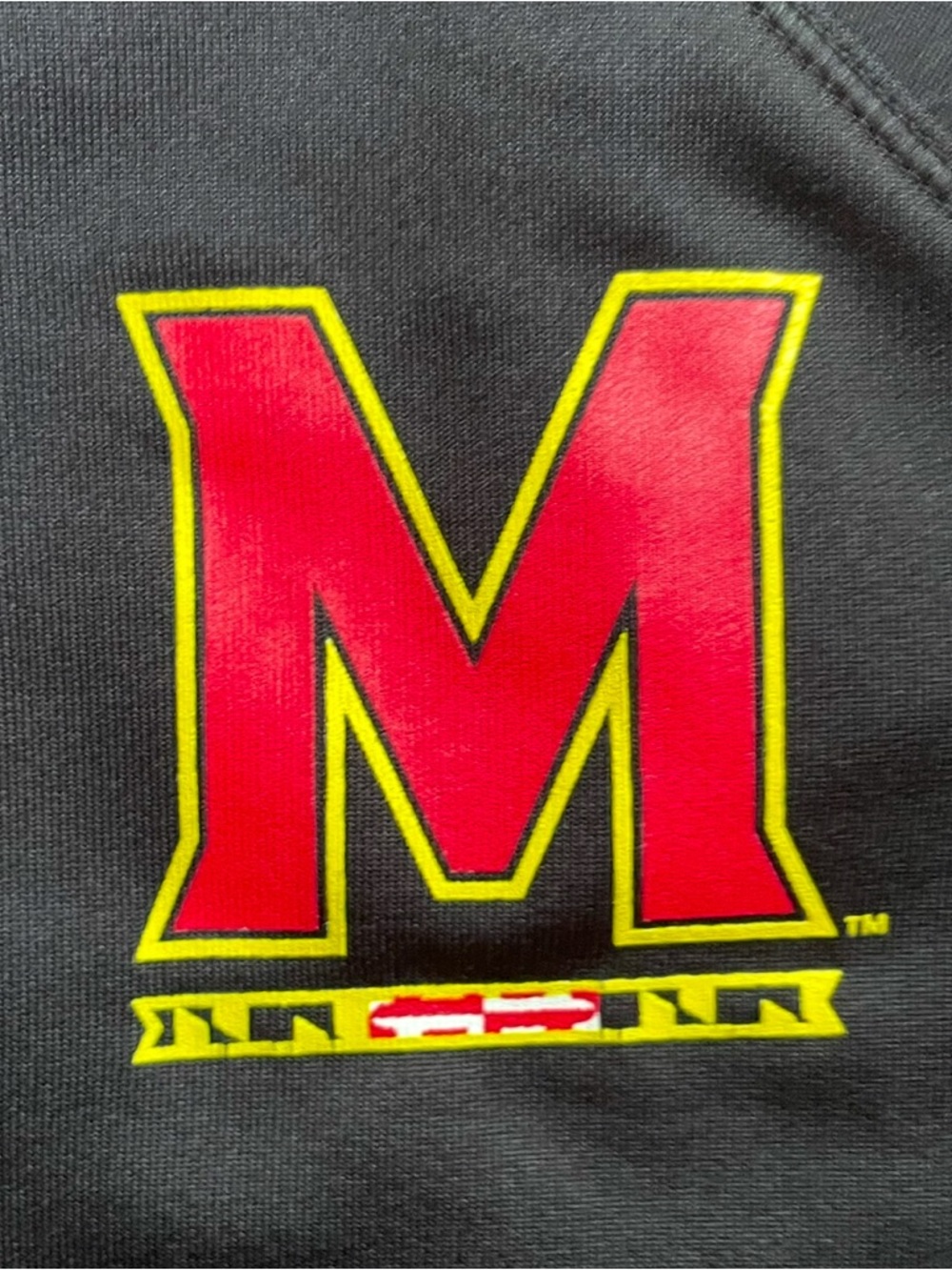 Under Armour Women's NCAA Maryland Terrapins UMD Terps Quarter Zip Pullover L - Picture 7 of 11